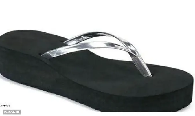 Elegant Black EVA Slippers For Women-thumb0