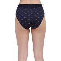 Multicoloured Cotton Printed Briefs For Women-thumb3