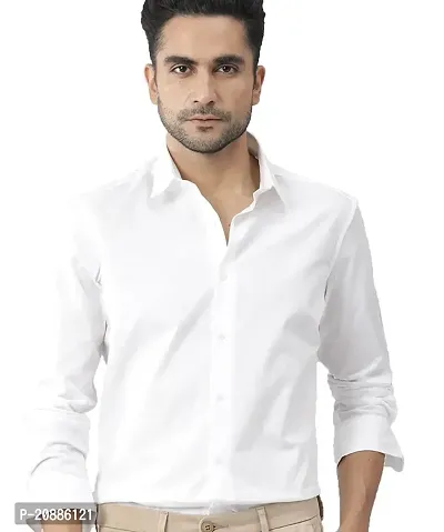 Stylish Men Cotton Long Sleeves Formal Shirt-thumb0