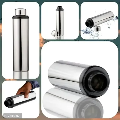 Stainless Steel Water Bottle 1000Ml Approxe Water Bottle Steel Bottle Gym Sipper School Office Water Bottle 900Ml Dhoom Pack Of 2-thumb2