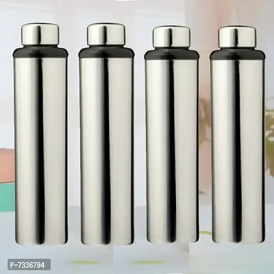 Stainless steel water bottle 1000ml approxe,water bottle,steel bottle,gym,sipper,school,office,water bottle 900ml.(Dhoom).Pack of 4