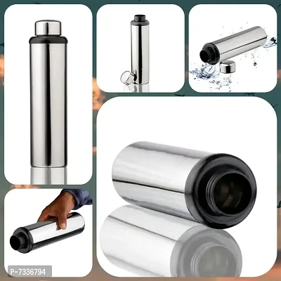 Stainless Steel Water Bottle 1000Ml Approxe Water Bottle Steel Bottle Gym Sipper School Office Water Bottle 900Ml Dhoom Pack Of 4-thumb2