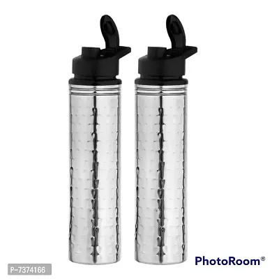 Stainless steel water bottle 1000ml approxe,water bottle,steel bottle,gym,sipper,school,office,water bottle 900ml.(New Sports).Pack of 2