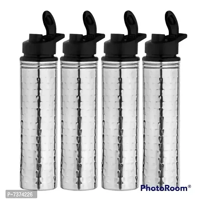 Stainless steel water bottle 1000ml approxe,water bottle,steel bottle,gym,sipper,school,office,water bottle 900ml.(New Sports).Pack of 4-thumb0