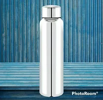 Stainless steel water bottle 1000ml approxe,water bottle,steel bottle,gym,sipper,school,office,water bottle 900ml.(Organ).Pack of 2-thumb1