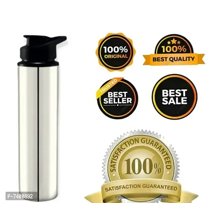 Stainless Steel Water Bottle 1000Ml Approxe Water Bottle Steel Bottle Gym Sipper School Office Water Bottle 900Ml Sports Pack Of 2-thumb2