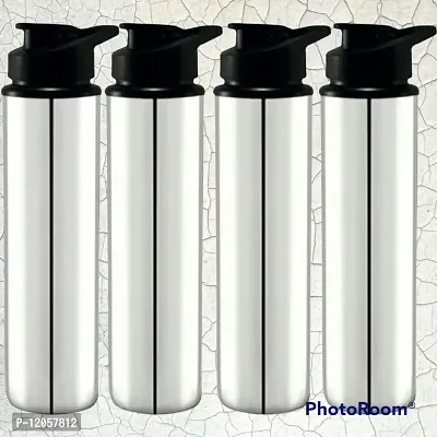 Stainless Steel Water Bottle 1000Ml Approxe Water Bottle Steel Bottle Gym Sipper School Office Water Bottle 900Ml Sports Pack Of 4