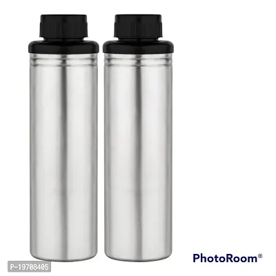 SR IMPEX (( ROCKY 900ML )) Stainless Steel Sports Water Bottles |Steel bottel | School bottle | Office bottle | College bottle| Single Wall BPA Free  Leak Proof Cap Water Bottle 900ml Pack of 2