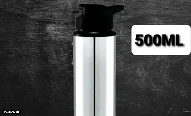 Stainless Steel Water Bottle  Water Bottle  Steel Bottle Gym Sipper School Office Water Bottle   Organ  Pack Of 1-thumb0