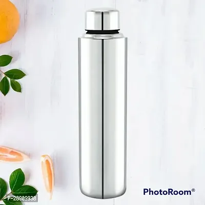 Stainless steel water bottle 1000ml approxe,water bottle,steel bottle,gym,sipper,school,office,water bottle 900ml.(Dhoom).Pack of 1