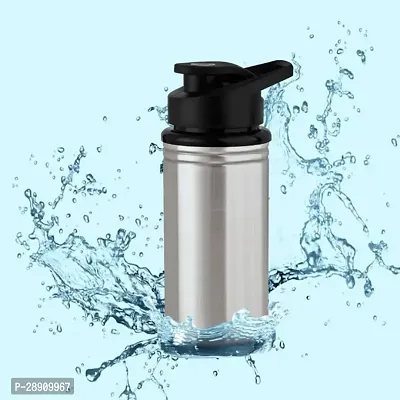 Stainless steel water bottle 1000ml approxe,water bottle,steel bottle,gym,sipper,school,office,water bottle 900ml.(Dhoom).Pack of 1-thumb0