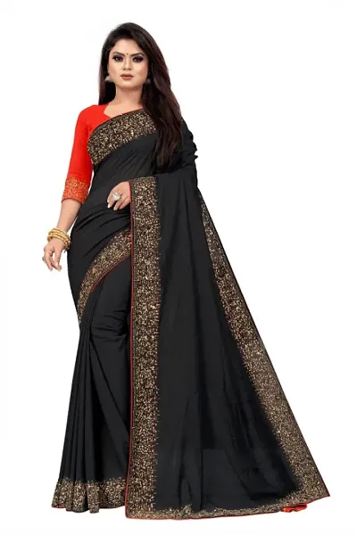 New In Georgette Saree with Blouse piece 