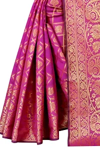 Beautiful Art Silk Saree with Blouse piece-thumb3