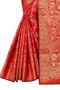 Beautiful Art Silk Saree with Blouse piece-thumb4