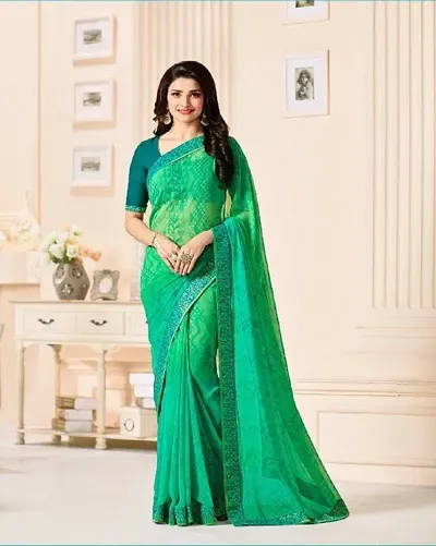 Meen Rashi:Cool Tones of Green Sarees for the Piscean Woman!!