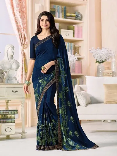 Georgette Saree with Blouse piece