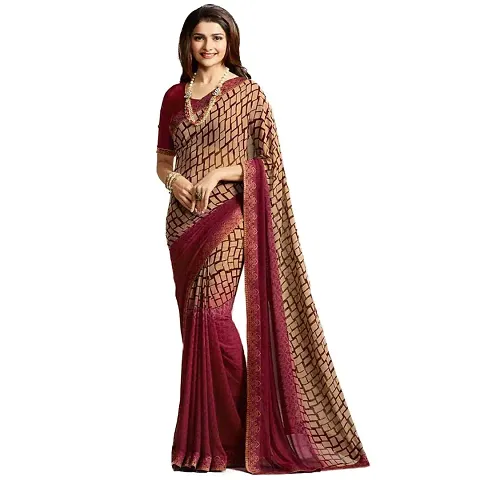 Georgette Printed Daily Wear Sarees