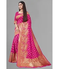 Pink Art Silk Saree-thumb2