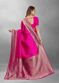 Pink Art Silk Saree-thumb3