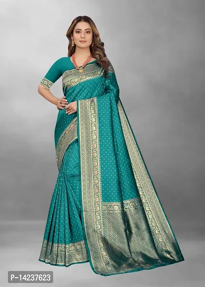 Olive Art Silk Saree