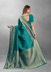 Olive Art Silk Saree-thumb3