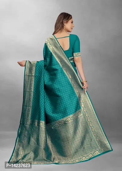 Olive Art Silk Saree-thumb4