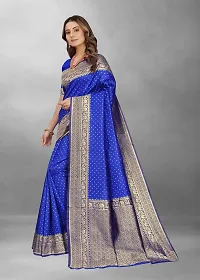 Blue Art Silk Saree-thumb2