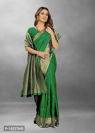 Green Art Silk Saree-thumb2