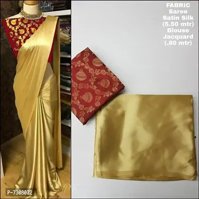 Women Stylish Ultra Silk Saree with Blouse piece