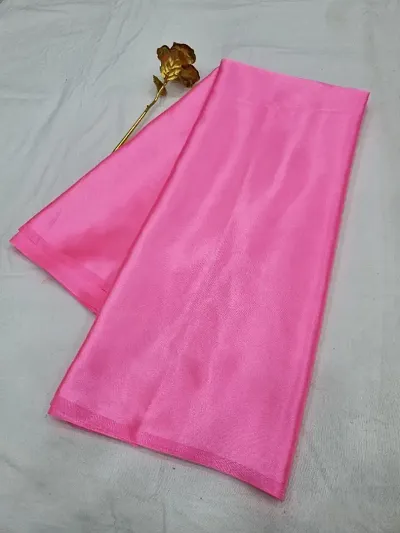 Glamorous Satin Sarees without Blouse piece