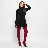 Women Warm Thick Fur Lined Fleece Winter Thermal Soft Legging Tights Stocking - Slim Fit-thumb1
