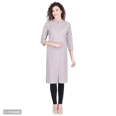 Checkout Women's Latest New Printed Cotton Straight Kurta-M