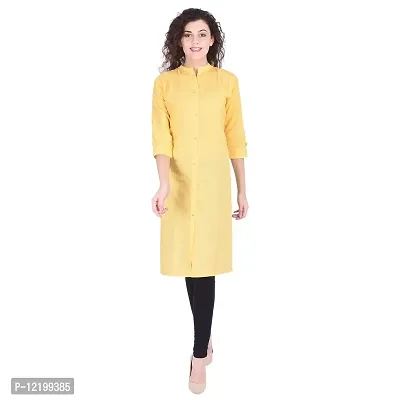 Checkout Women's Latest New Printed Cotton Straight Kurta-L