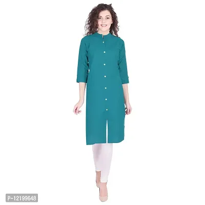 Checkout Women's Latest New Printed Cotton Straight Kurta-XL