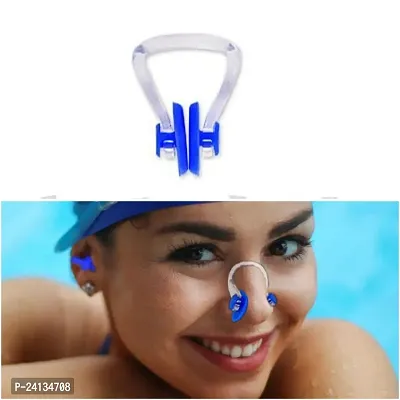 Swiming Swimming pool training nose plugs Nose Clip Blue-thumb0