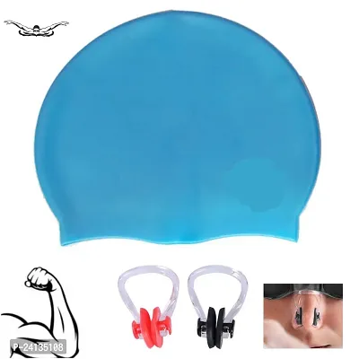 Swimming Cap Waterproof Premium Silicone Solid