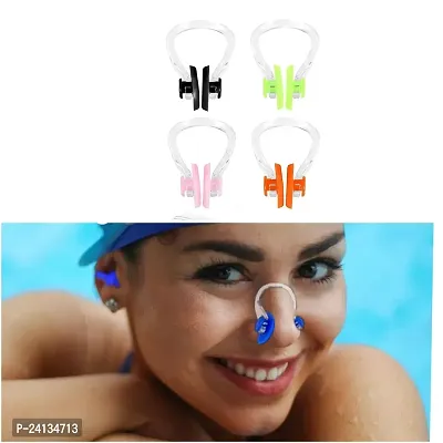 Swiming Swimming pool training nose plugs Nose Clip MultiColoured 4