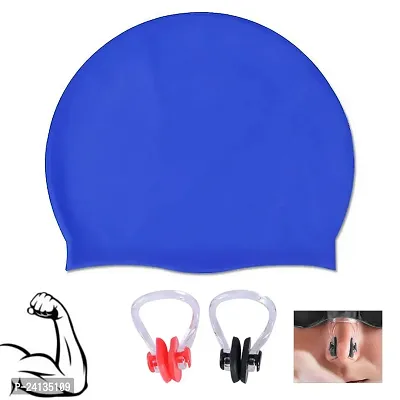 Swimming Cap Waterproof Premium Silicone Solid