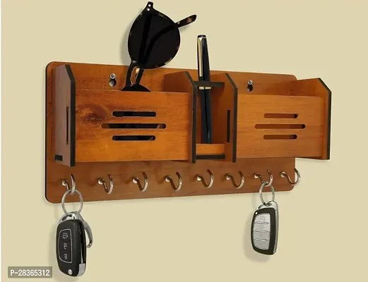 Stylish Wooden Key Holder-thumb0