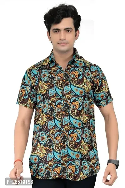 Fancy Cotton Blend Casual Shirts For Men