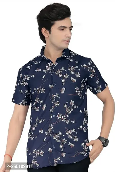 Fancy Cotton Blend Casual Shirts For Men-thumb0