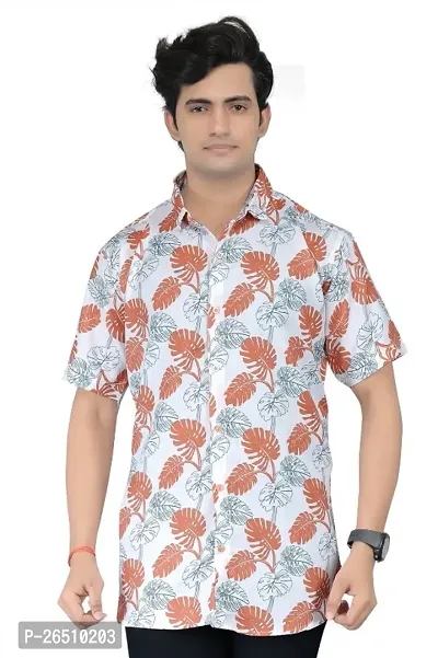 Fancy Cotton Blend Casual Shirts For Men-thumb0