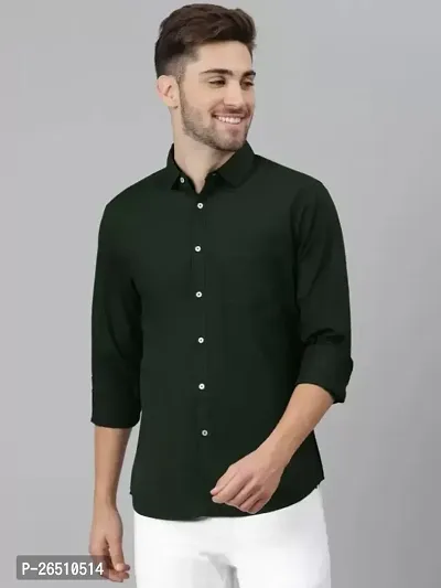 Fancy Cotton Blend Casual Shirts For Men-thumb0
