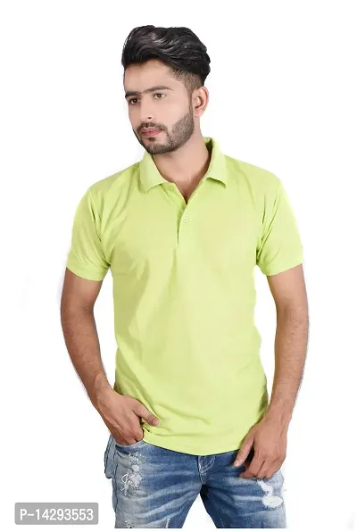 Reliable Multicoloured Cotton Blend  Polos For Men Pack Of 2-thumb3