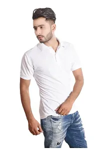 Reliable Cotton Blend Polos For Men Pack Of 2-thumb2