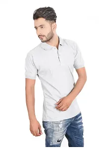 Reliable Cotton Blend Polos For Men Pack Of 2-thumb2