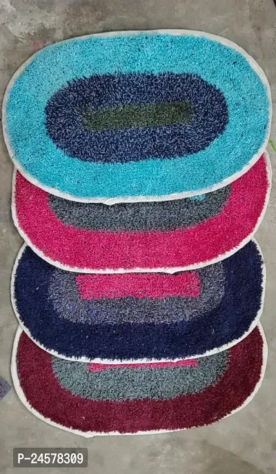 Super Soft Absorbent Oval Shaped Door Mat-Bath Mat