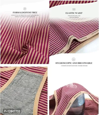 FASHIONIO - Women's Imported Cotton Lycra Multicolor (Polka Dot Printed) Bikini/Tanga Brief Panties (28-32 Waist) - Pack of 2-thumb4