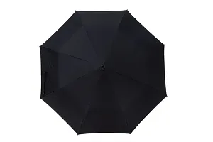 Major 3 Fold Black Nylon Umbrella-thumb1