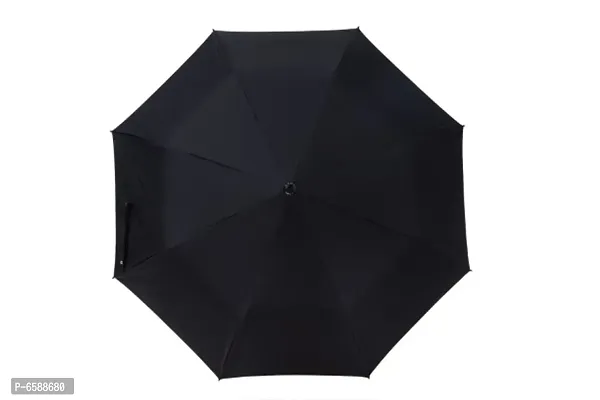 Major 3 Fold Black Nylon Umbrella-thumb2